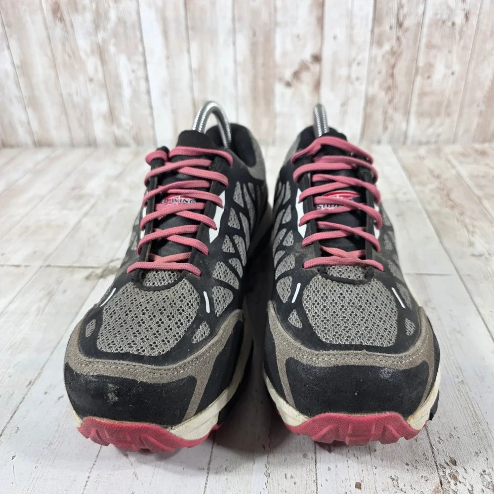 Red Wing 2339 Womens Black Grey Pink Safety Toe Work Shoes Sneakers Size 8.5
